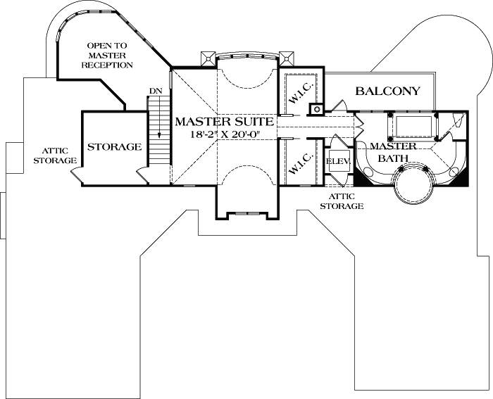 Third Floor Plan:106-656