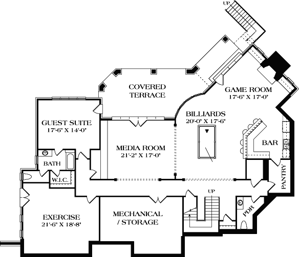 Lower Floor Plan:106-657