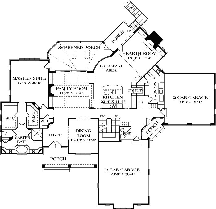 Main Floor Plan: 106-657