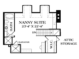 Third Floor Plan:106-661