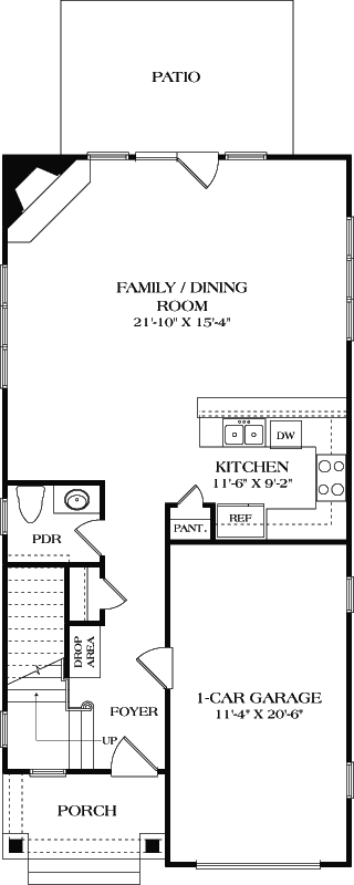 Main Floor Plan: 106-665