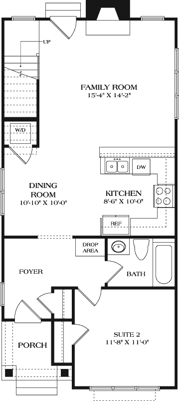 Main Floor Plan: 106-670