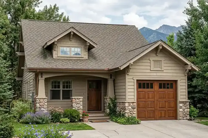 Craftsman house plans 106-671 - front exterior, 1,637 sq ft, 3 bed, 2 bath house plans | Monster House Plans