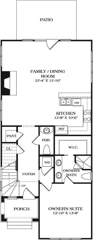 Main Floor Plan: 106-677