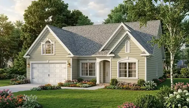 Traditional house plans 106-678 - front exterior, 1,748 sq ft, 4 bed, 3 bath house plans | Monster House Plans