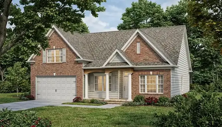 Traditional house plans 106-679 - front exterior, 1,748 sq ft, 4 bed, 3 bath house plans | Monster House Plans