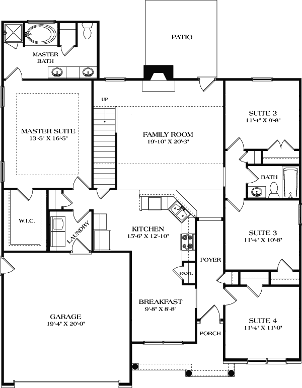 Main Floor Plan: 106-679