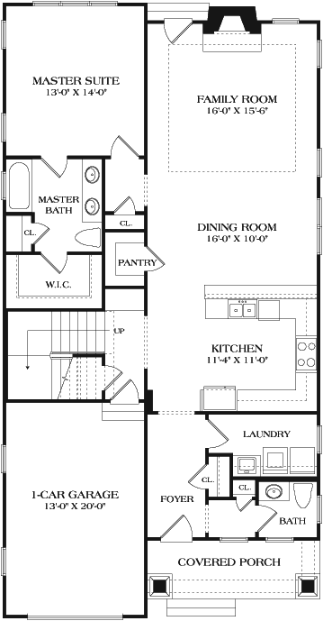 Main Floor Plan: 106-681