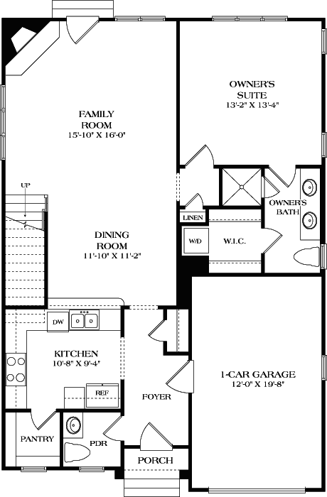 Main Floor Plan: 106-682