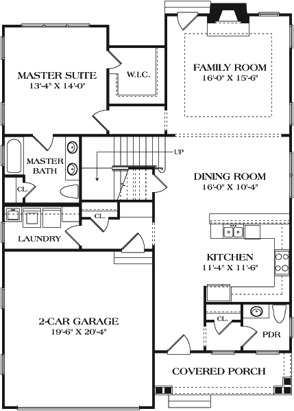 Main Floor Plan: 106-684