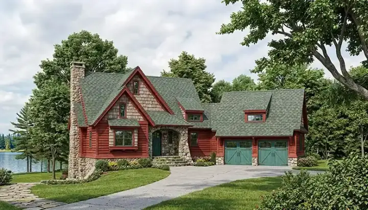 Craftsman house plans 106-685 - front exterior, 1,885 sq ft, 3 bed, 2 bath house plans | Monster House Plans
