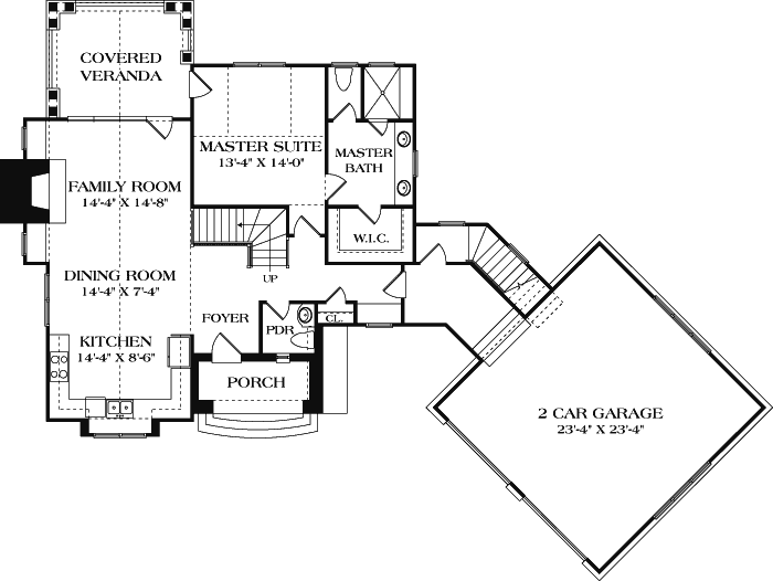 Main Floor Plan: 106-685