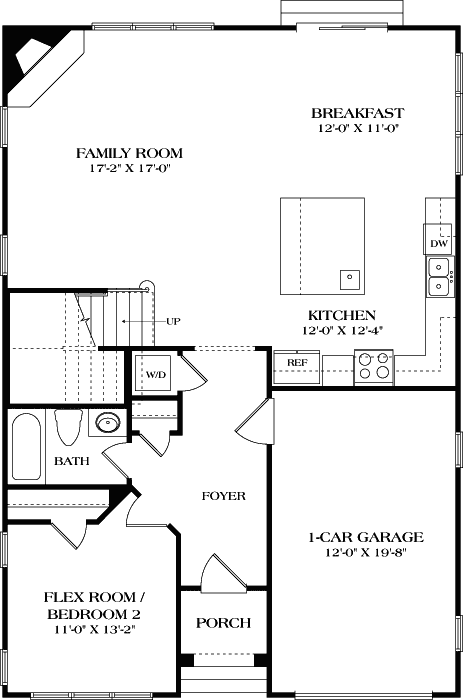 Main Floor Plan: 106-686