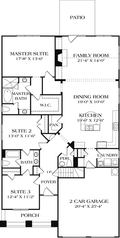 Main Floor Plan: 106-687