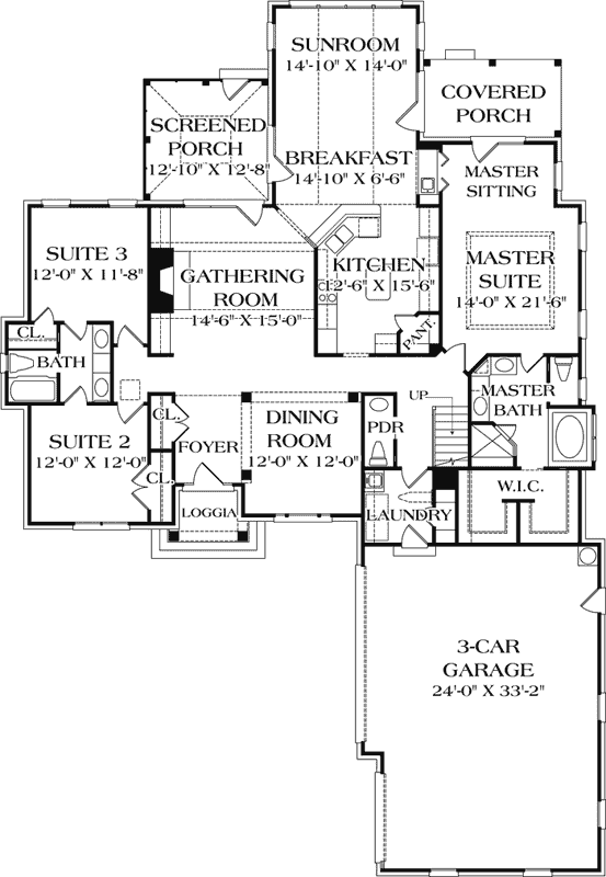 Main Floor Plan: 106-690