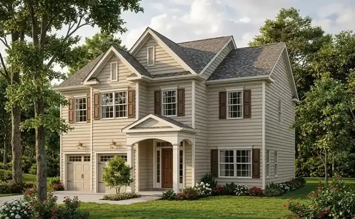 Traditional house plans 106-691 - front exterior, 2,334 sq ft, 4 bed, 2 bath house plans | Monster House Plans
