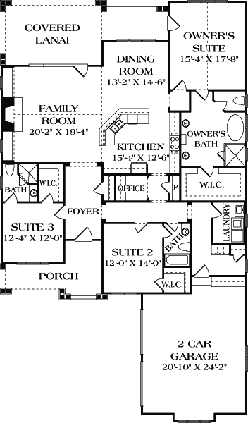 Main Floor Plan: 106-694