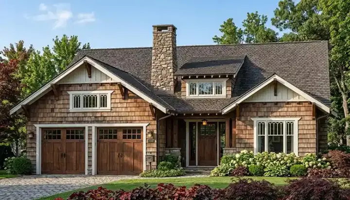 Craftsman house plans 106-697 - front exterior, 2,519 sq ft, 4 bed, 3 bath house plans | Monster House Plans