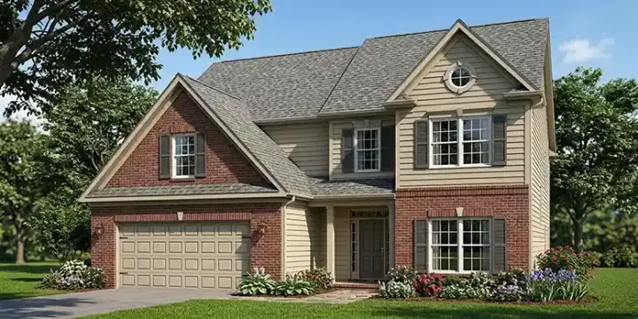 Traditional house plans 106-701 - front exterior, 2,590 sq ft, 4 bed, 2 bath house plans | Monster House Plans