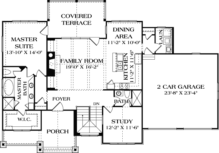 Main Floor Plan: 106-703