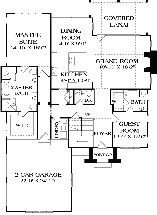 Main Floor Plan: 106-706