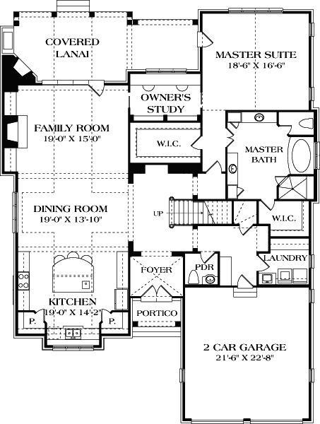Main Floor Plan: 106-709