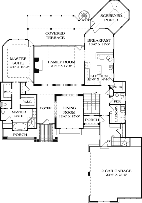 Main Floor Plan: 106-710