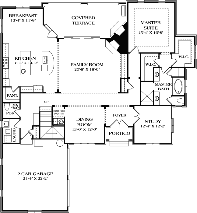 Main Floor Plan: 106-712