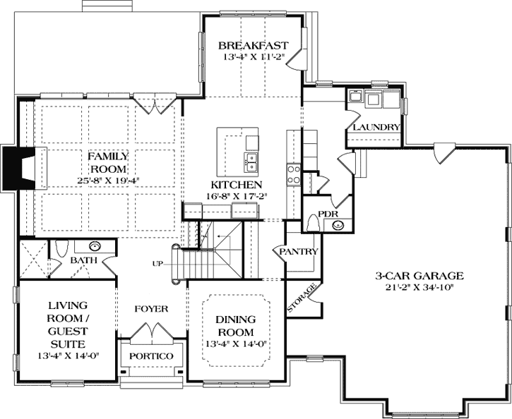 Main Floor Plan: 106-713