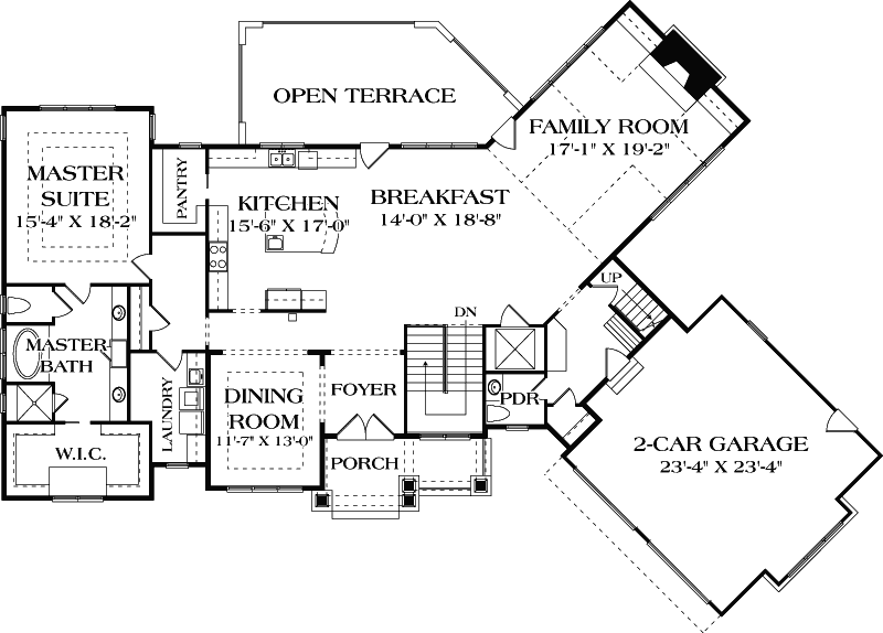 Main Floor Plan: 106-715