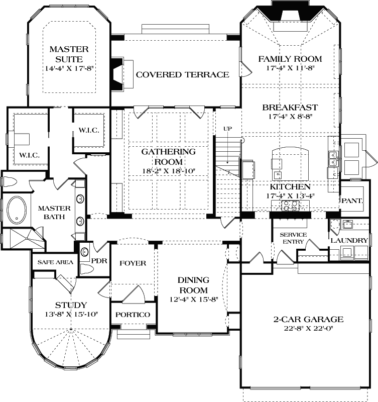 Main Floor Plan: 106-716