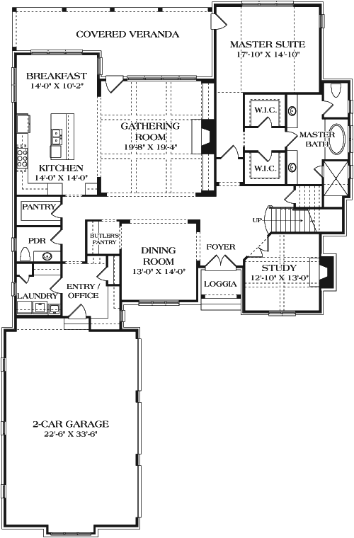 Main Floor Plan: 106-719