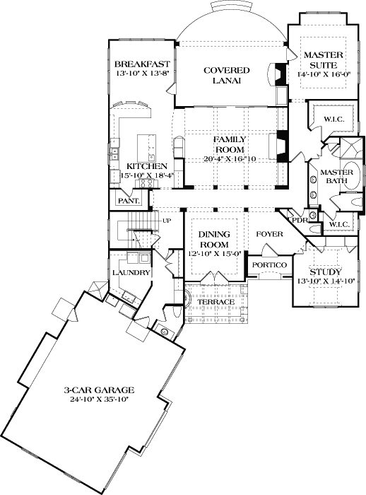 Main Floor Plan: 106-720