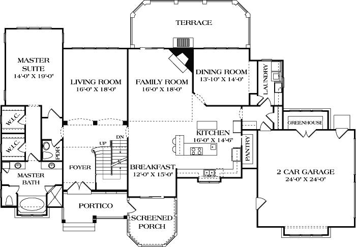 Main Floor Plan: 106-723