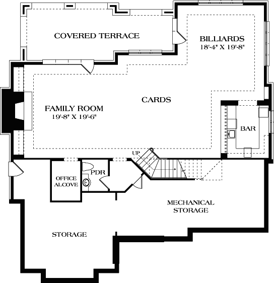 Lower Floor Plan: 106-727