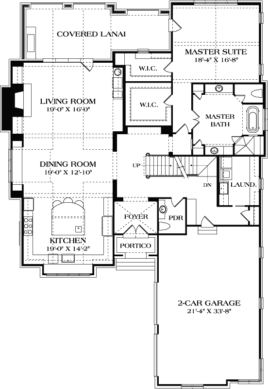 Main Floor Plan: 106-727