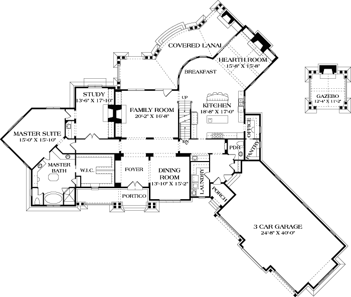 Main Floor Plan: 106-729