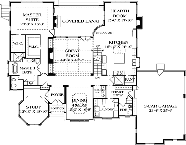 Main Floor Plan: 106-735
