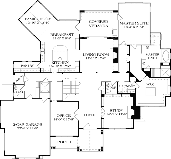 Main Floor Plan: 106-736
