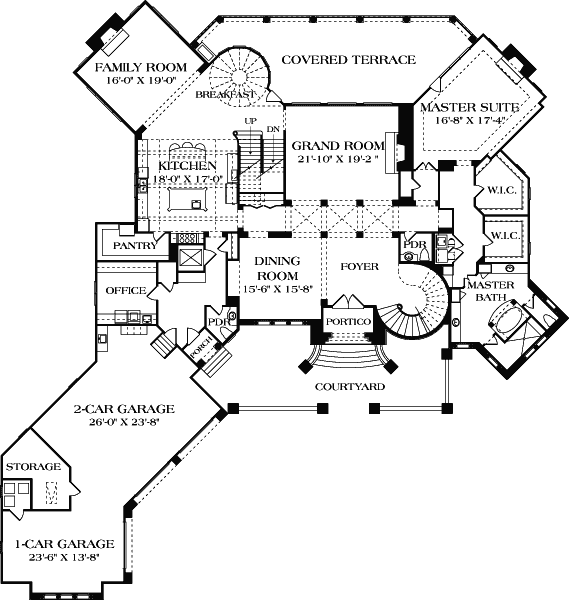 Main Floor Plan: 106-737