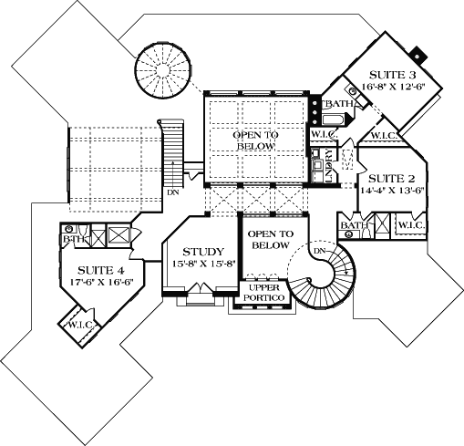 Upper/Second Floor Plan:106-737