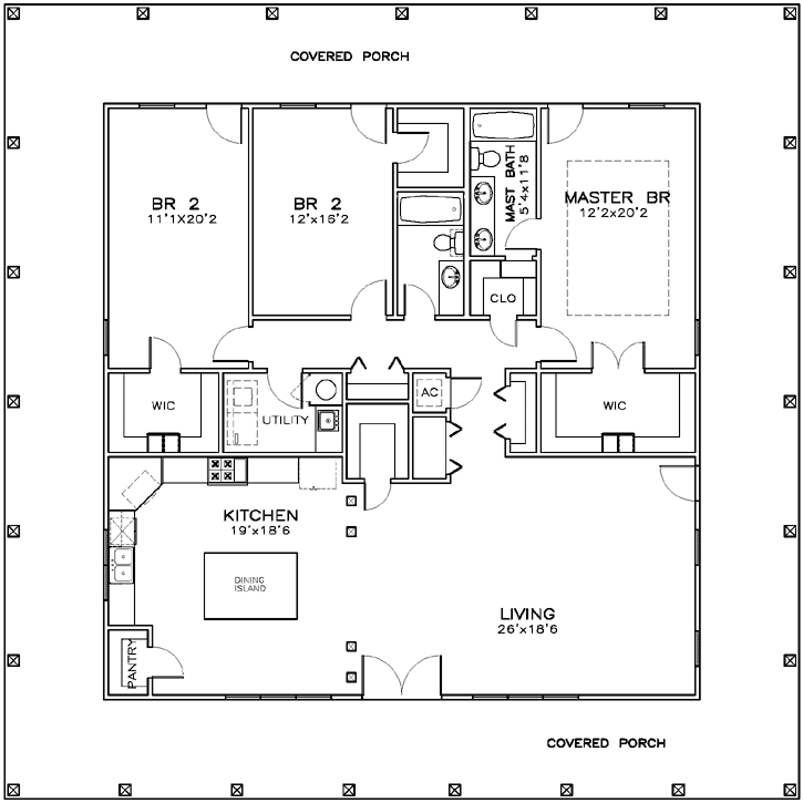 Main Floor Plan: 107-103