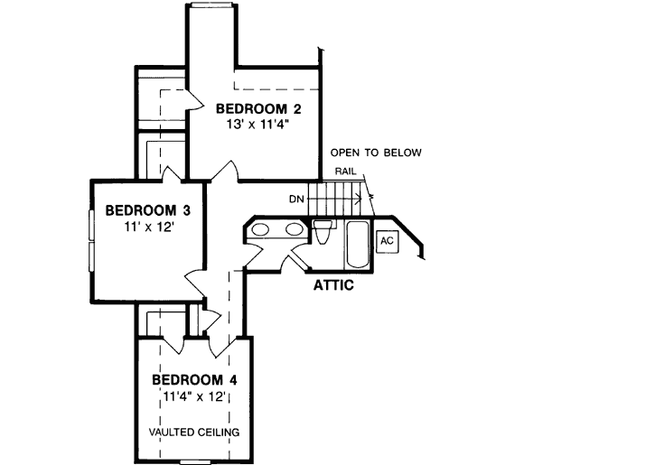 Upper/Second Floor Plan: 11-104