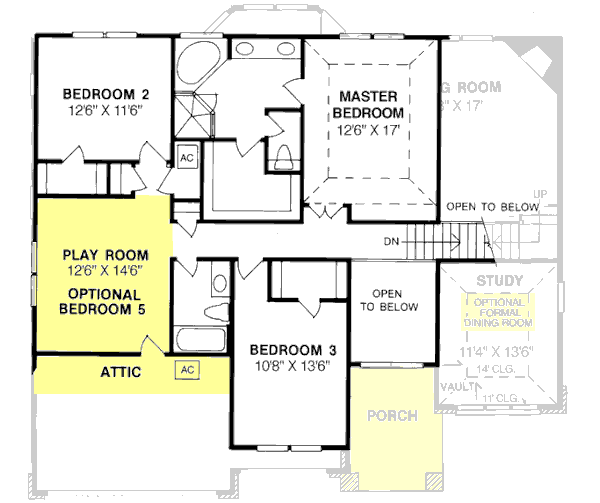 Upper/Second Floor Plan: 11-105