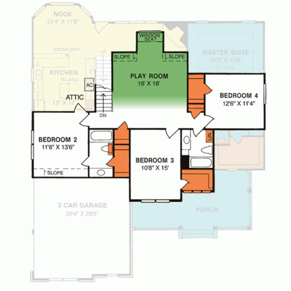 Upper/Second Floor Plan: 11-109