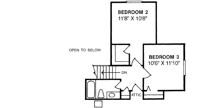 Upper/Second Floor Plan: 11-114