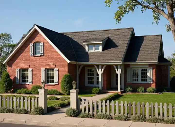 Traditional house plans 11-115 - front exterior, 1,694 sq ft, 4 bed, 2 bath house plans | Monster House Plans