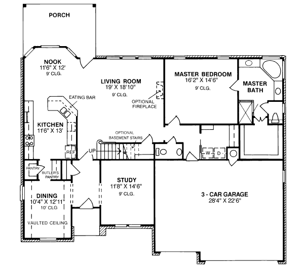 Main Floor Plan: 11-116