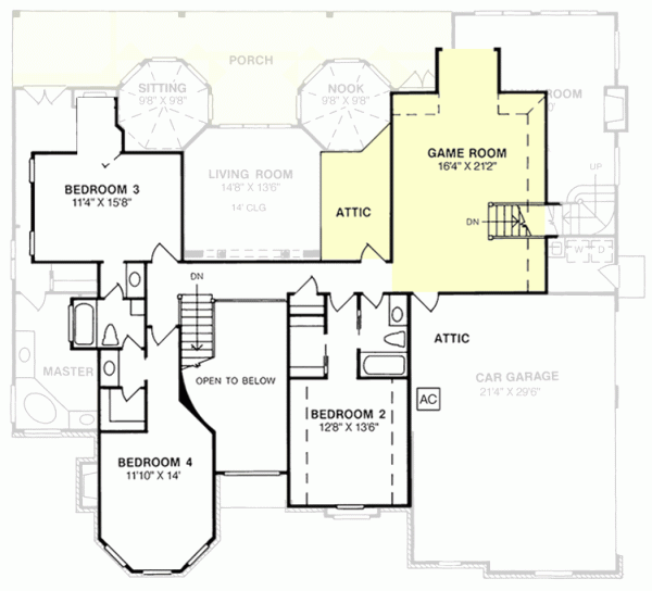 Upper/Second Floor Plan: 11-117
