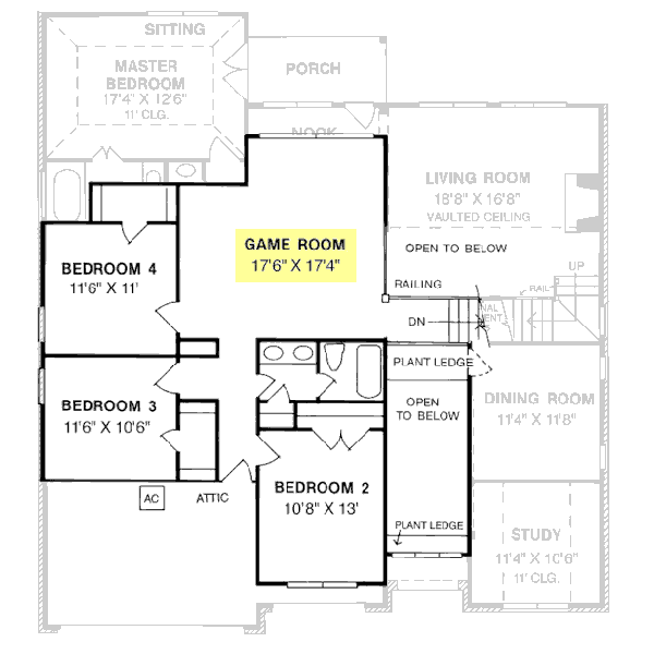 Upper/Second Floor Plan: 11-120